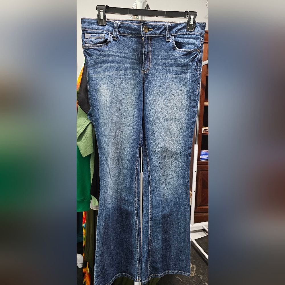 LEI Flare Wide Leg Blue Jeans